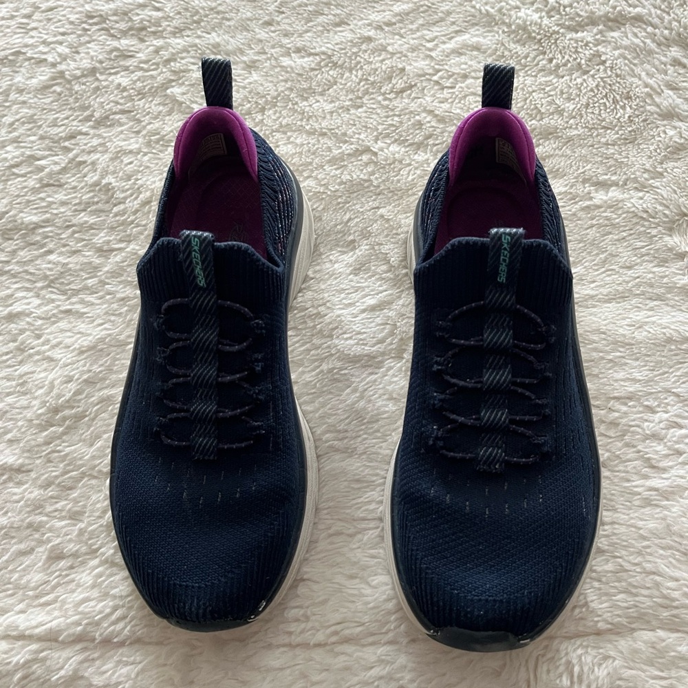Women's Navy and Purple Athletic Shoes